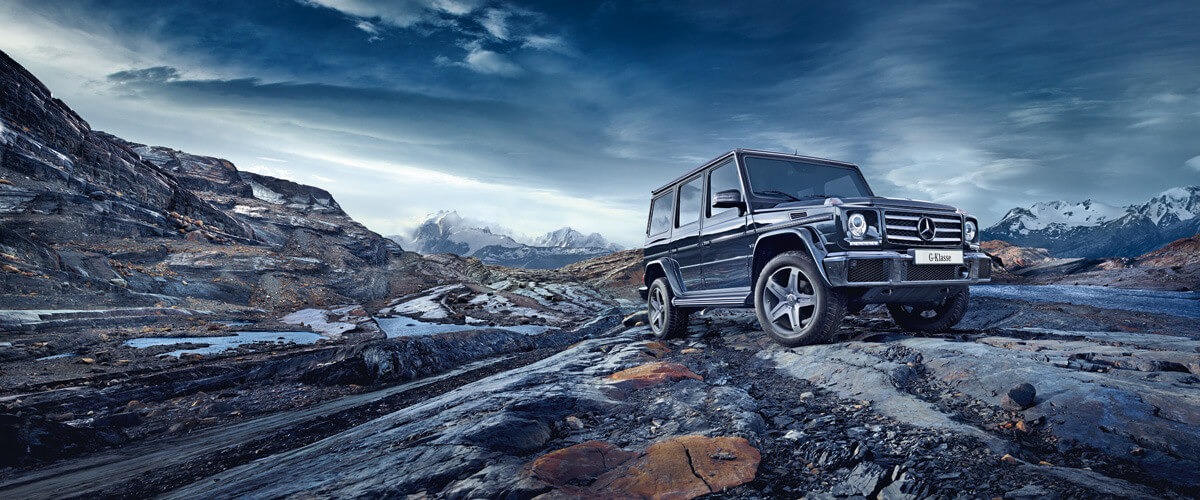 Mercedes-Benz G-Klasse i norsk fjelllandskap